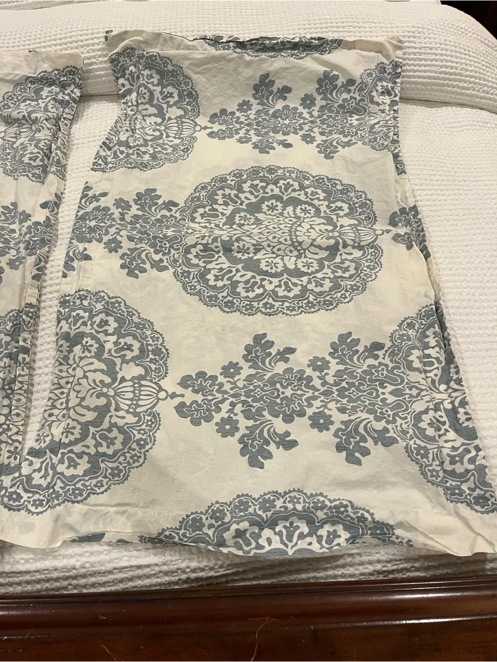 Pottery Barn Medallion King Pillow Shams